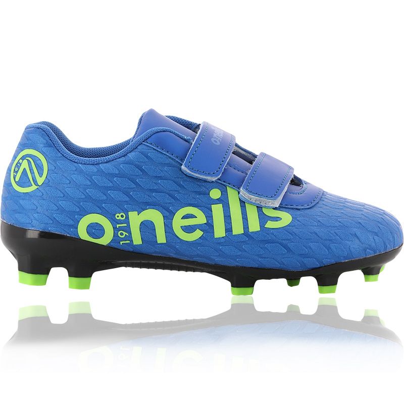 Royal Firm Ground Velcro Football Boots Pre-School, with Synthetic leather from O'Neill's