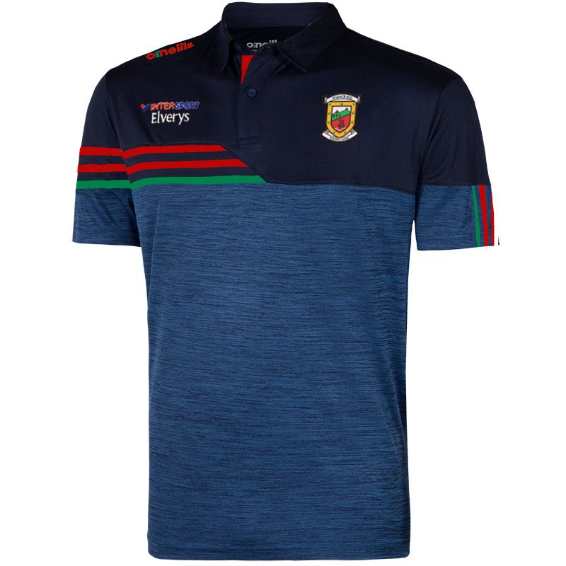 Mayo GAA Men's Nevis Polo Shirt Marine / Red | oneills.com
