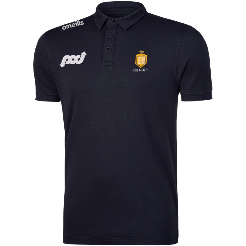 Clare GAA Men's Pima Cotton Polo Shirt Marine