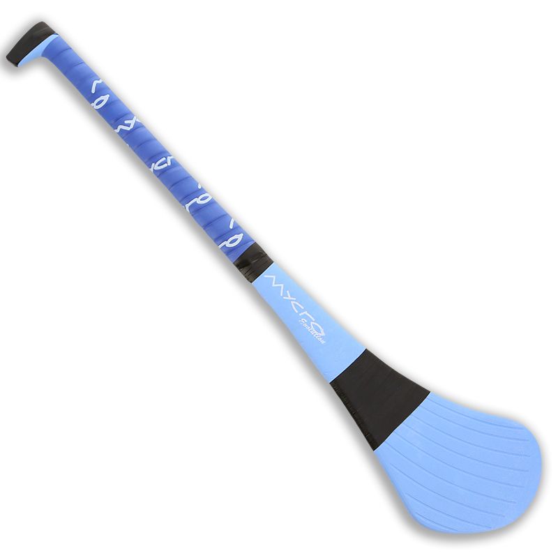 blue Mycro carbon fibre designed hurling stick with blue tape from O'Neills