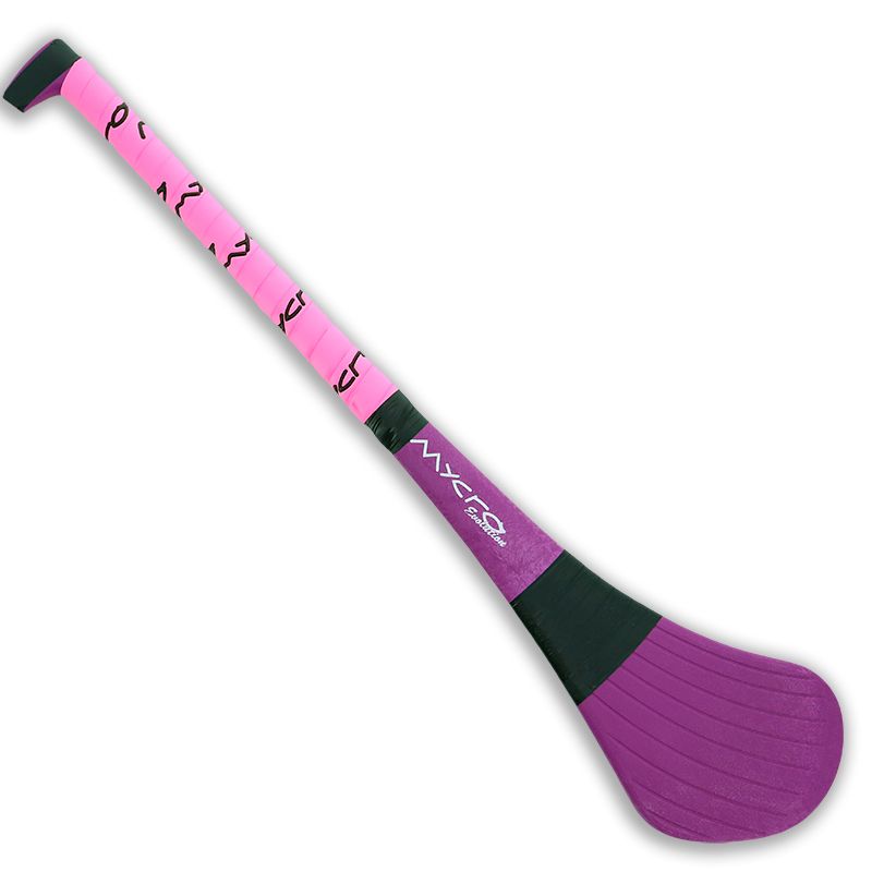 purple Mycro carbon fibre designed hurling stick with pink tape from O'Neills