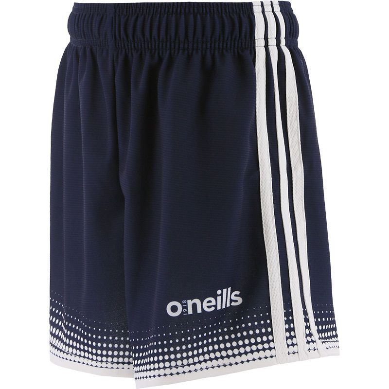 Navy Kids' Nelson Shorts with three white stripes and a modern design from O'Neills