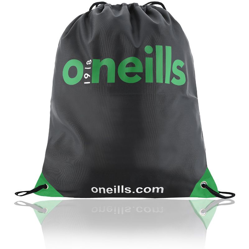 Black and Green Gym Bag with two drawstrings from O'Neills
