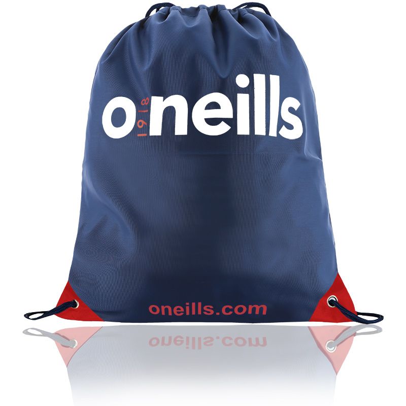 Navy and Red Gym Bag with two drawstrings from O'Neills