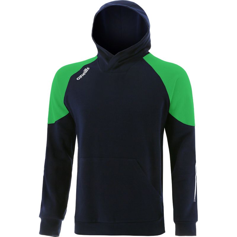 Marine Kids pullover fleece hoodie with front kangaroo pocket by O’Neills.