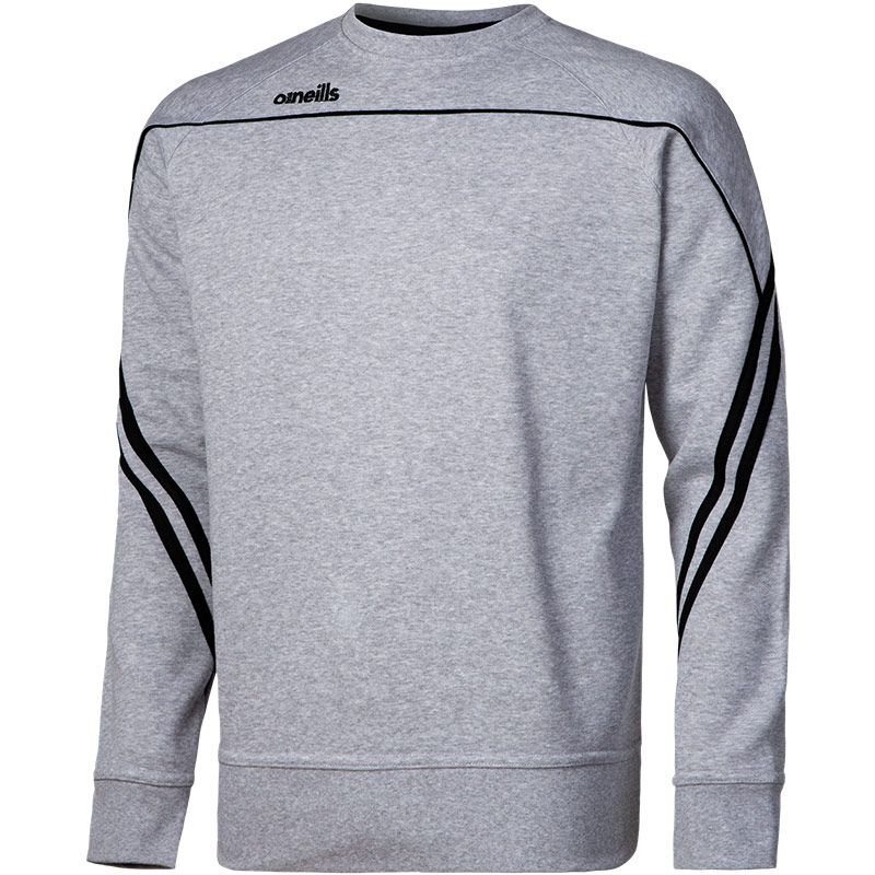 Men's Parnell Crew Neck Sweatshirt Grey / Black