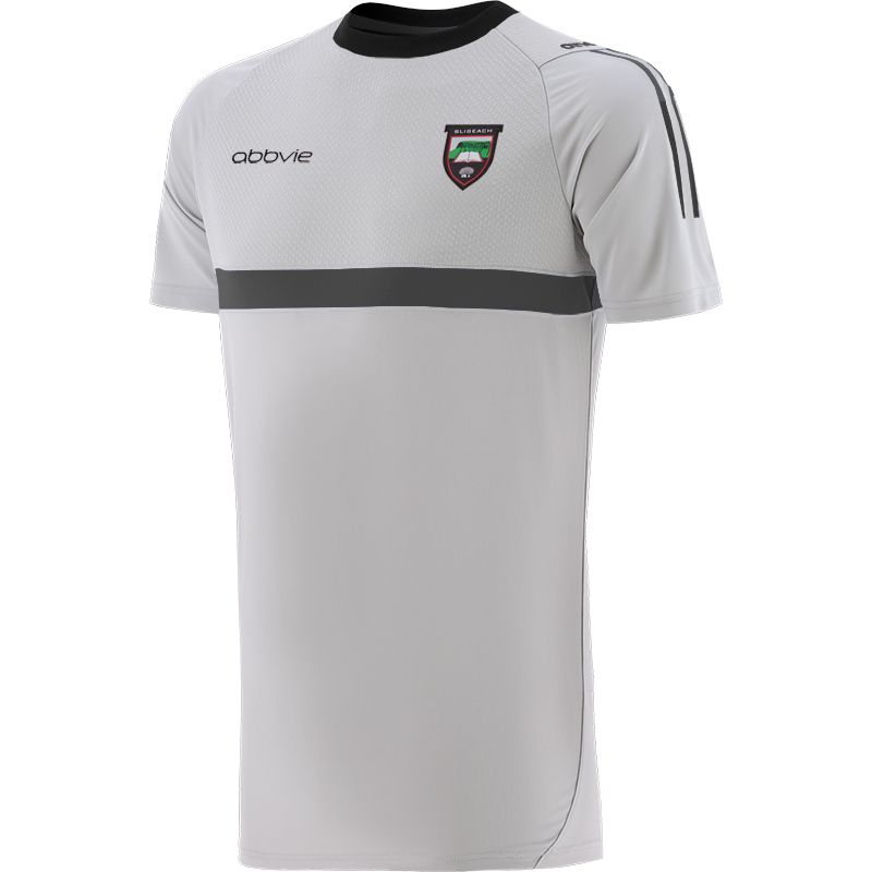 Sligo GAA T-Shirt with County Crest and Stripe Detail on the Sleeves by O’Neills.