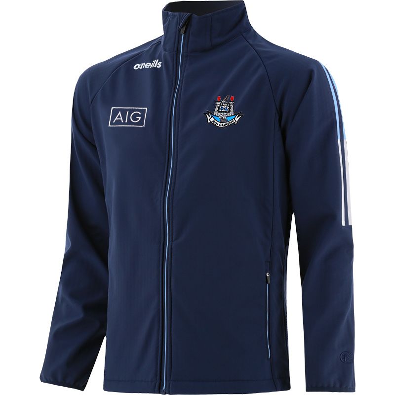 Kid's Marine Dublin GAA Softshell Jacket with Zip Pockets and County Crest by O’Neills.