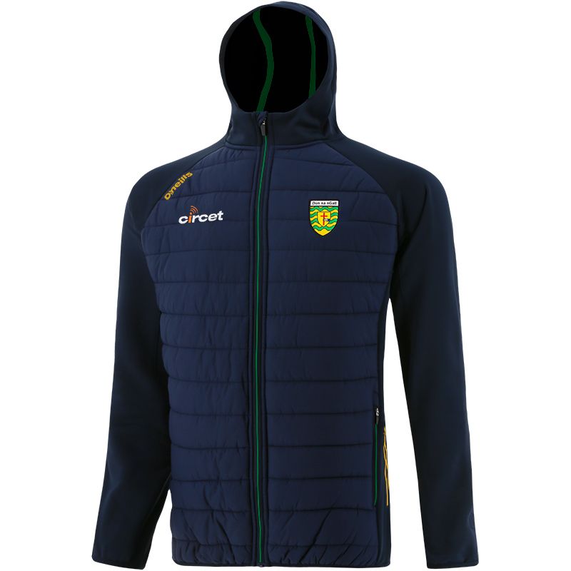 Men's Marine Donegal GAA Peak Padded Jacket with Hood and Zip Pockets by O’Neills.