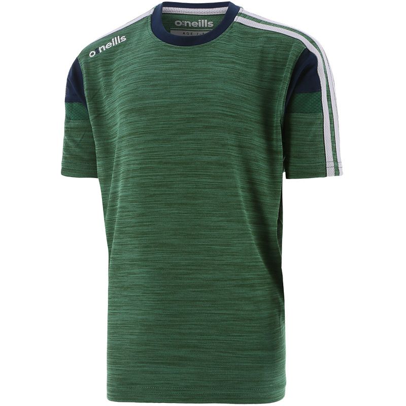 Kids' Portland T-Shirt Green / Marine / Silver