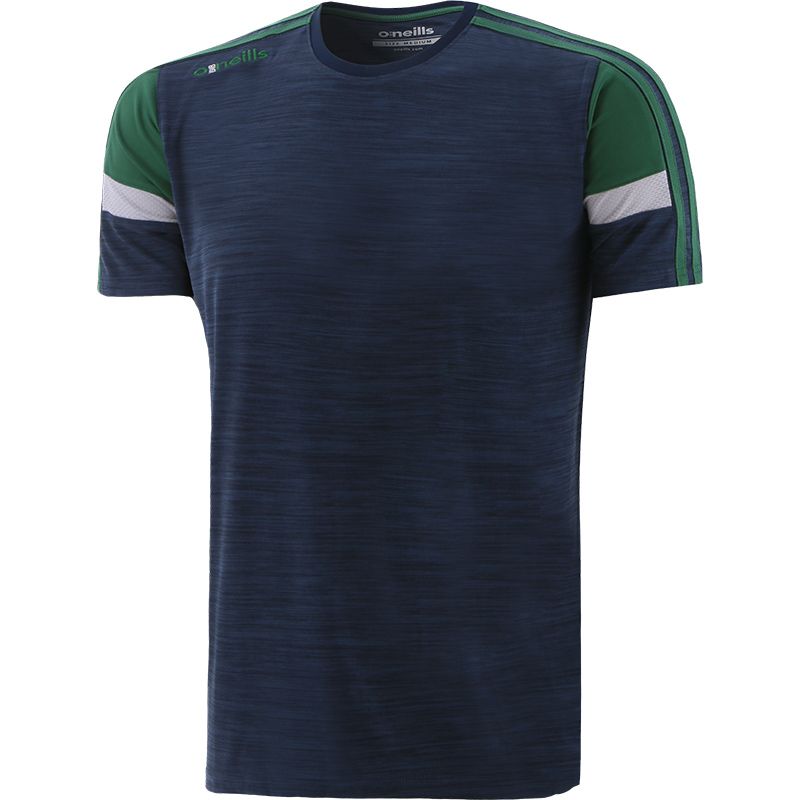 Men's Portland T-Shirt Marine / Green / Silver