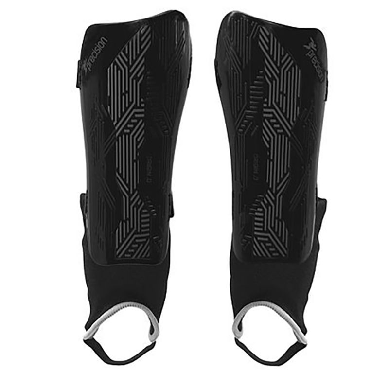 Black Precision Origin.0 Shin & Ankle Guards with lightweight high impact PP outer shell from O'Neills.
