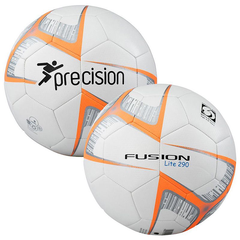 Precision Fusion Lite Football 290g White / Silver / Orange