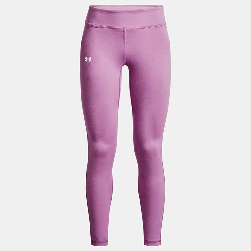 Pink Under Armour Kids' UA Motion Leggings, with 4-way stretch material moves better in every direction from O'Neills.