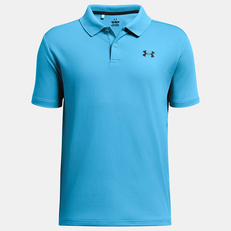 Blue Under Armour Kids' UA Performance Polo from O'Neill's.