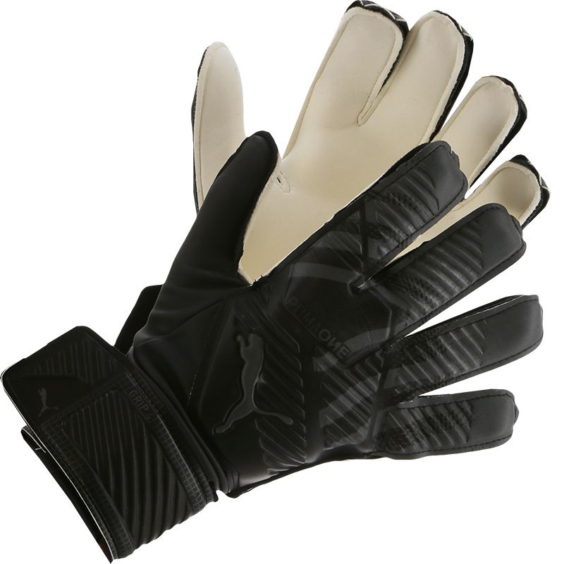 Puma One Grip 4 Goalkeeper Gloves / Asphalt / White oneills.com -