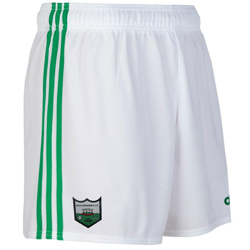 Rathangan GAA Kids' Mourne Shorts (White/Green)