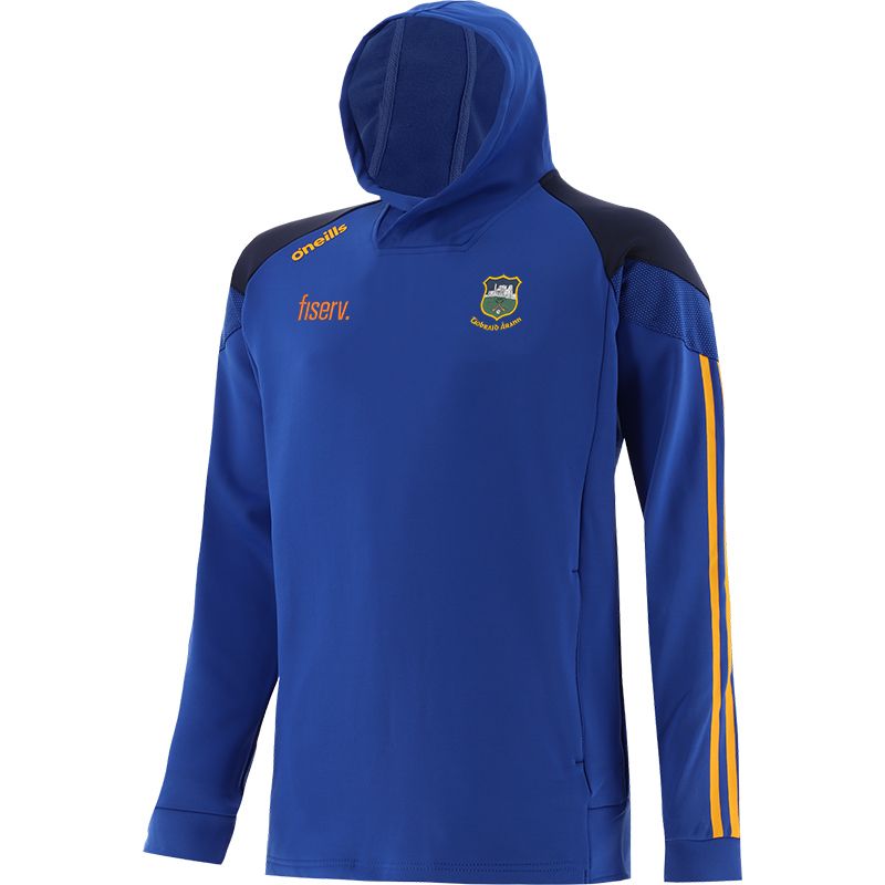 Royal Tipperary GAA Kids' Rockway pullover hoodie with zip pockets by O’Neills.
