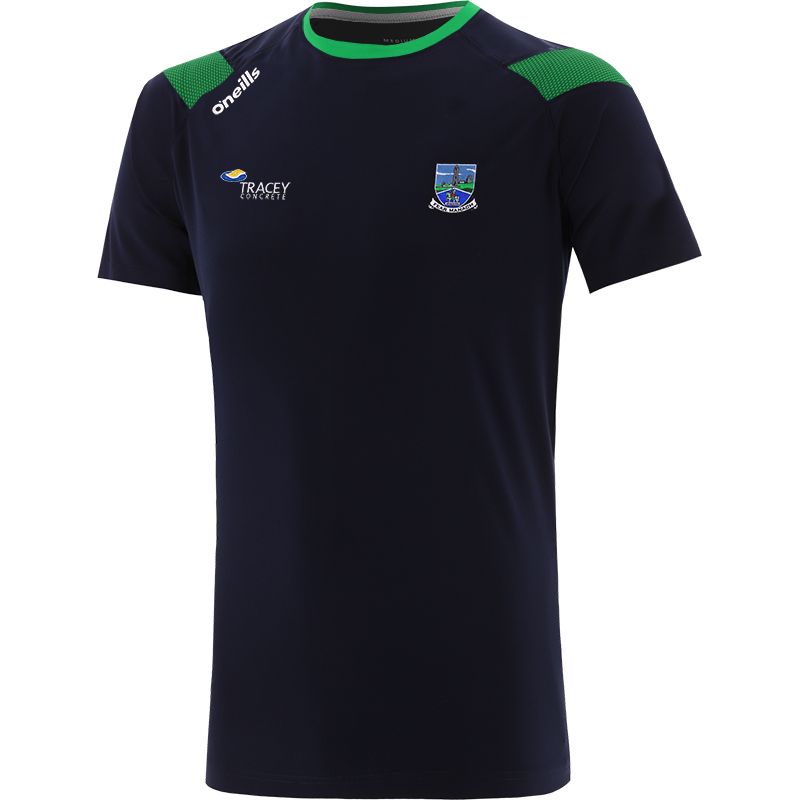 Marine Men's Fermanagh Rockway GAA T-Shirt with county crest and stripes on the sleeves by O’Neills. 