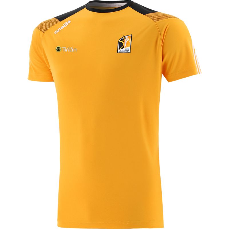 Kilkenny GAA T-Shirt with county crest and stripes on the sleeves by O’Neills. 