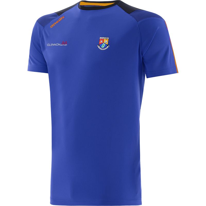 Royal Men's Longford GAA T-Shirt with county crest and stripes on the sleeves by O’Neills. 