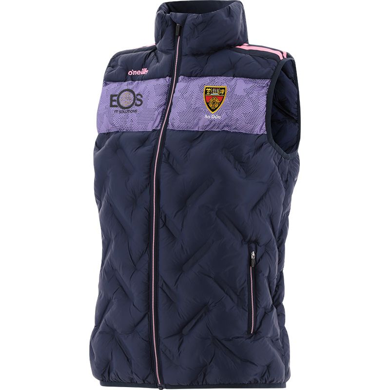 Marine Women's Down GAA Rockway Padded Gilet with Hood and Zip Pockets by Oâ€™Neills.