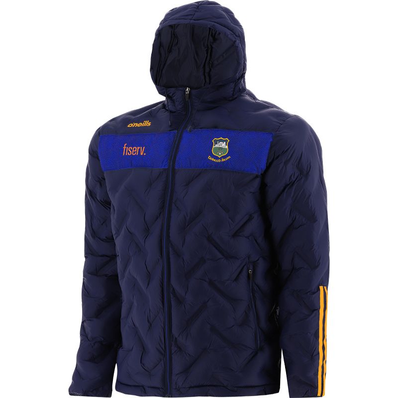 Marine Men's Tipperary GAA Hooded Padded Jacket with Zip Pockets and County Crest by O’Neills.

