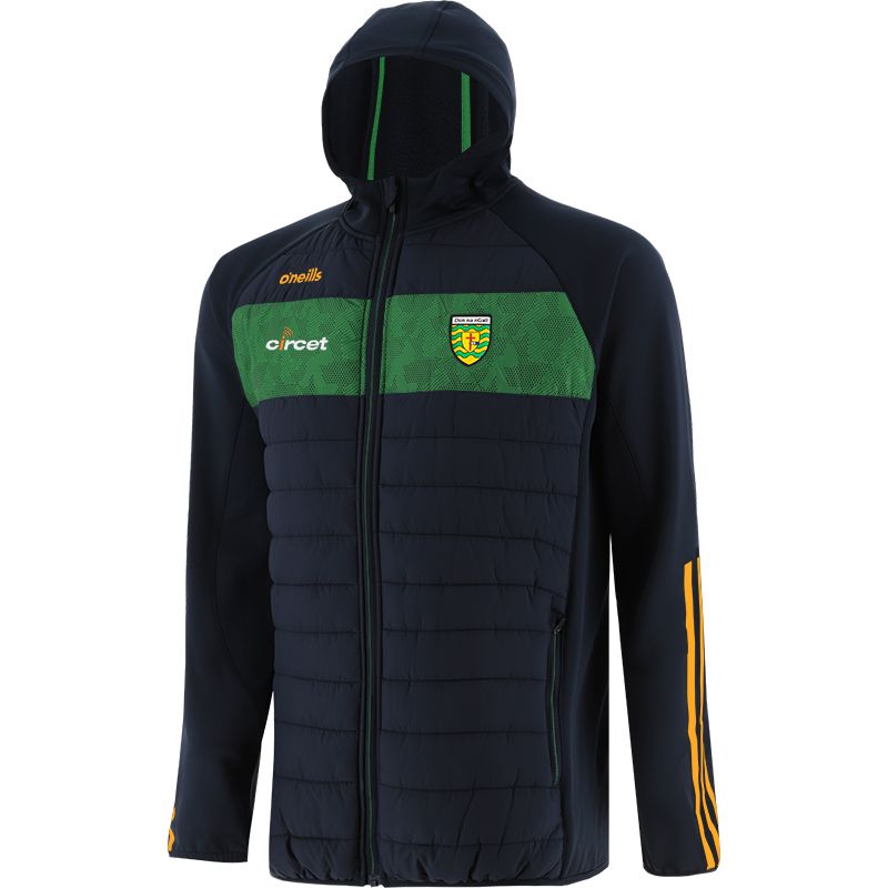 Marine Kids' Donegal GAA Rockway Padded Jacket with Hood and Zip Pockets by O’Neills.