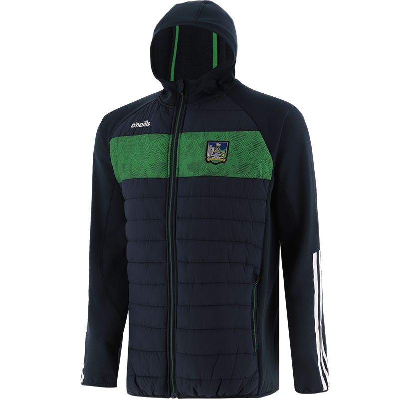 Marine Men's Limerick GAA Rockway Hooded Padded Gilet with Hood and Zip Pockets by O’Neills.