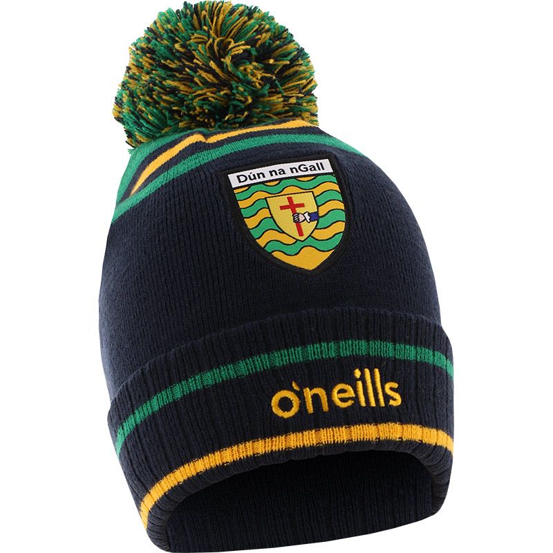 Marine Donegal GAA Rockway Bobble Hat with county crest by O’Neills.
