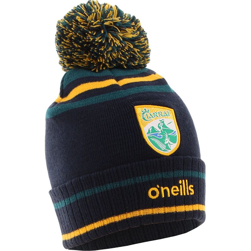 Marine Kerry GAA Rockway Bobble Hat with county crest by O’Neills.