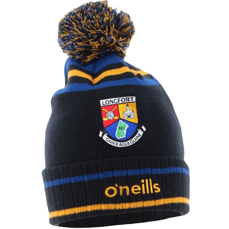 Marine Longford GAA Rockway Bobble Hat with county crest by O’Neills.