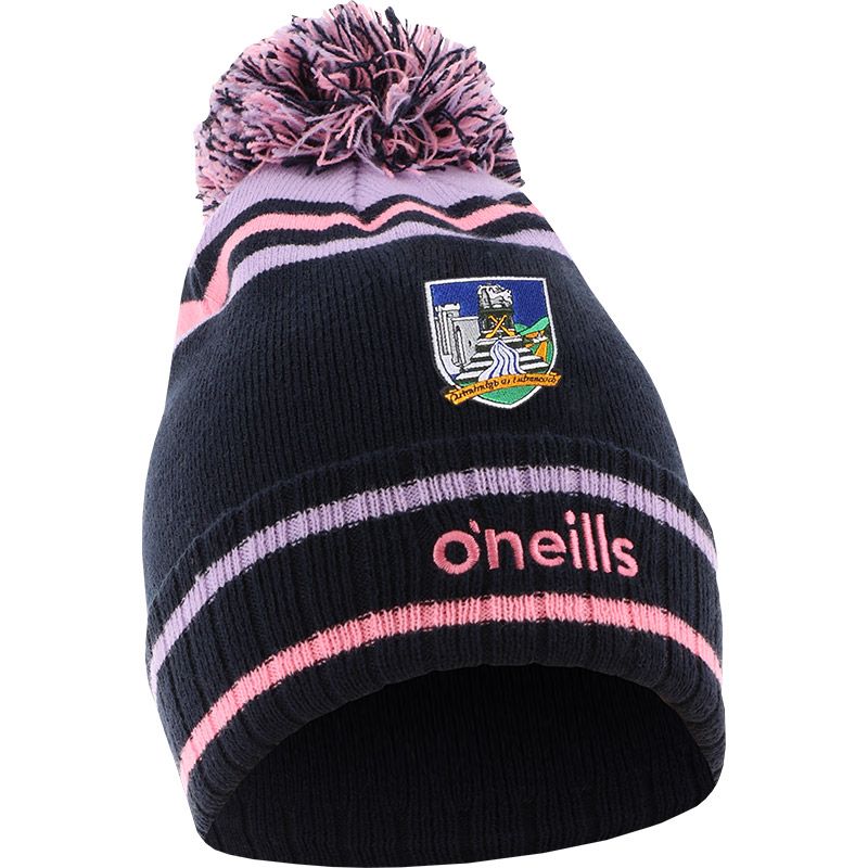 Marine Limerick GAA Rockway Bobble Hat with county crest by Oâ€™Neills.