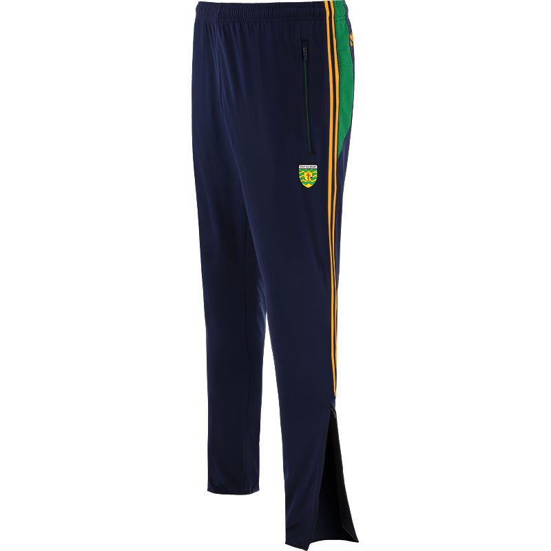 Marine Men's Donegal GAA Rockway Brushed Skinny Tracksuit Bottoms with the County Crest and Zip Pockets by O’Neills.