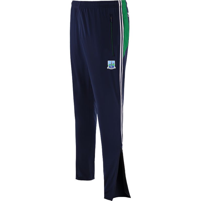 Marine Kids' Fermanagh  GAA Rockway Brushed Skinny Tracksuit Bottoms with the County Crest and Zip Pockets by O’Neills.