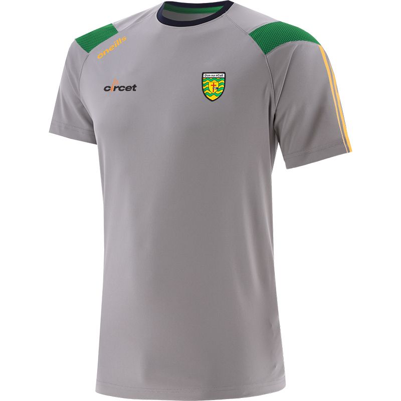Donegal GAA Men's Rockway T-Shirt Grey / Green / Amber