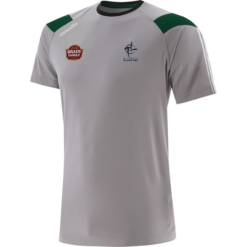 Kildare GAA Men's Rockway T-Shirt Grey / Bottle / White