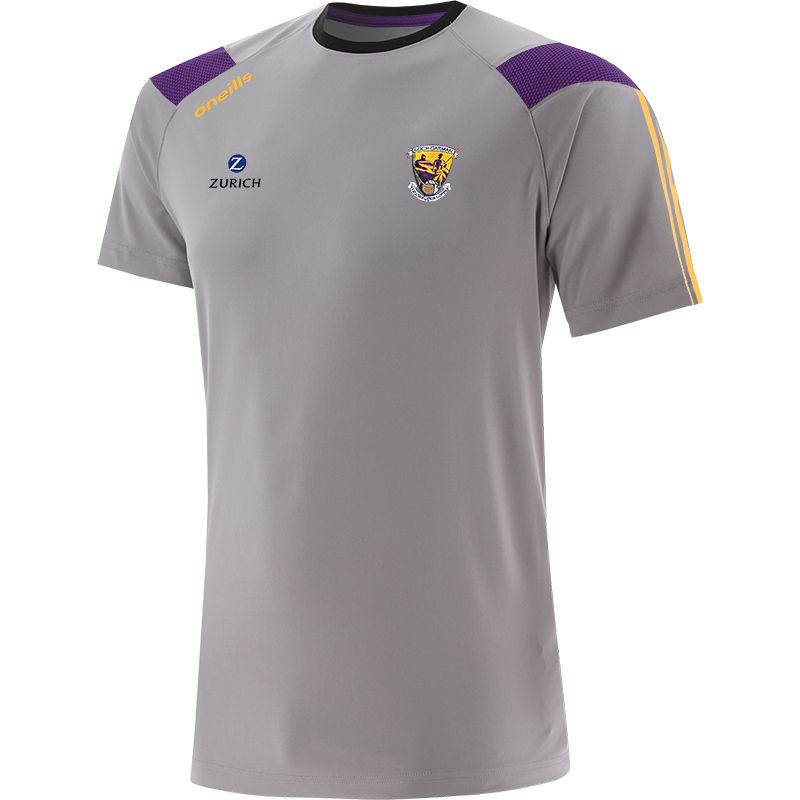 Wexford GAA Men's Rockway T-Shirt Grey / Purple / Amber