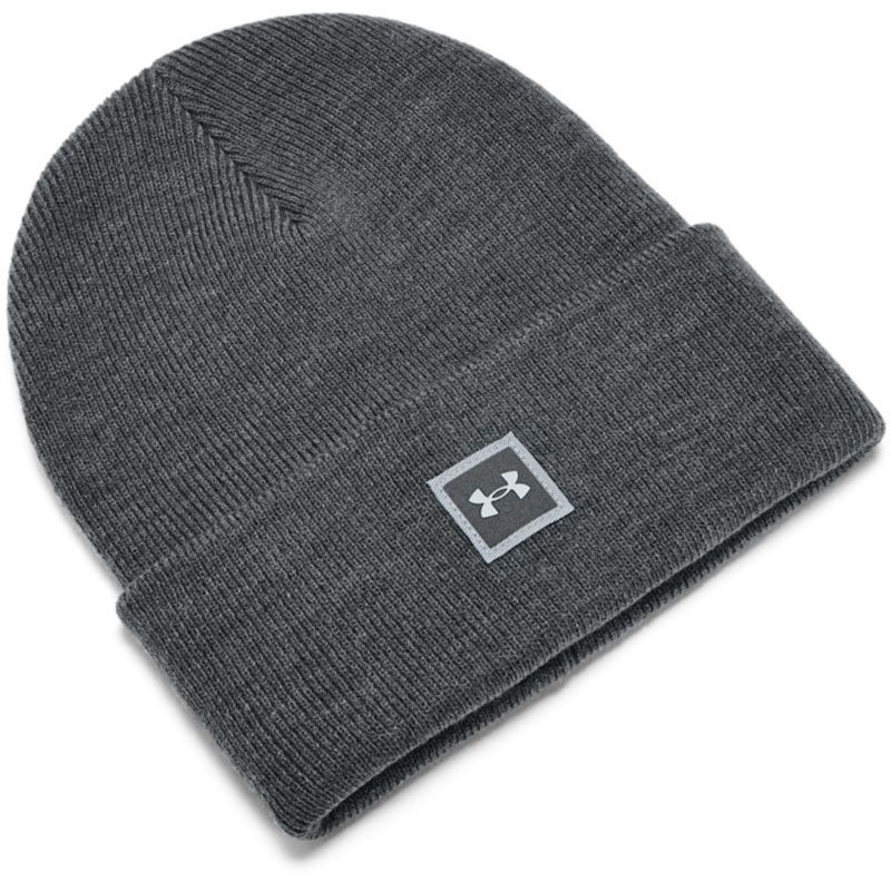 grey Under Armour ribbed beanie hat from O'Neills