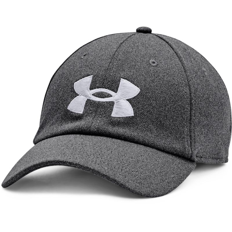 Grey Under Armour Men's Blitzing Hat with an adjustable hook and loop closure from O'Neills