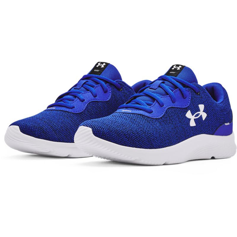 Men's Blue Under Armour Mojo 2 Sportstyle Shoes, with EVA sockliner from O'Neills.