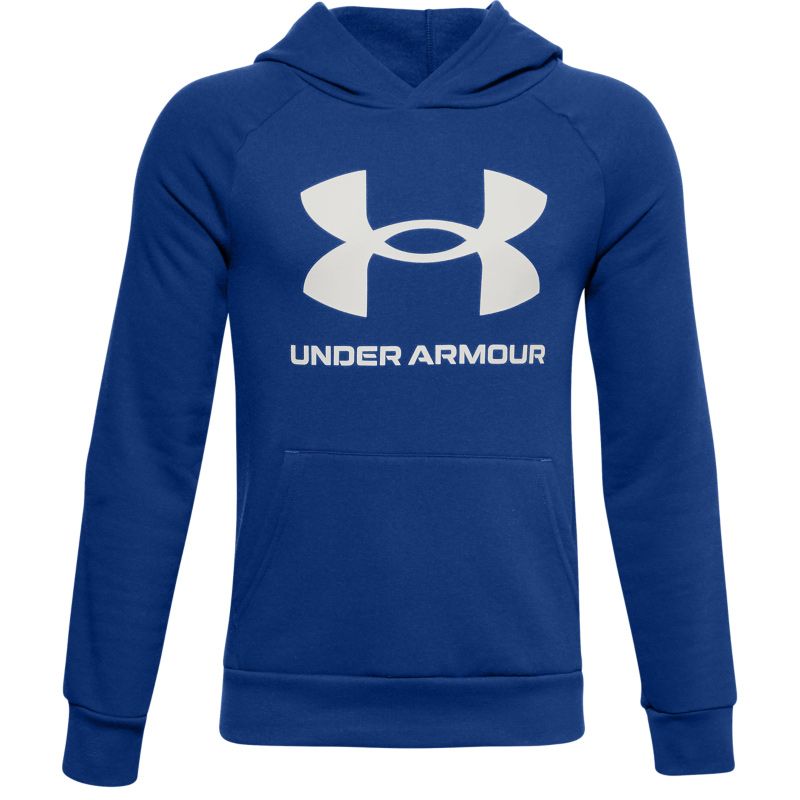 Blue Under Armour boys hoodie with kangaroo pocket from O'Neills.