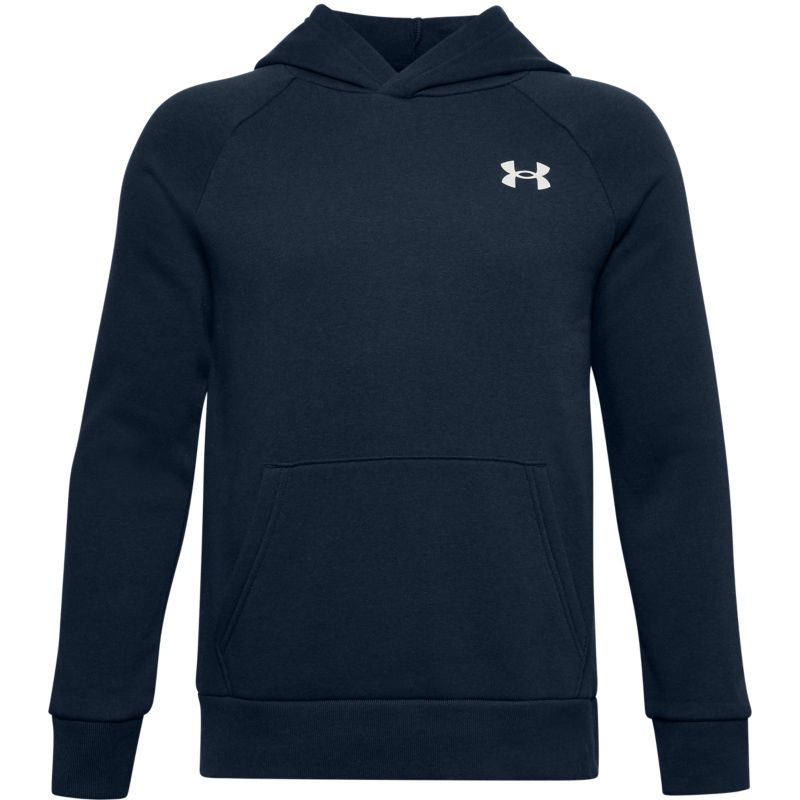 Under Armour Kids' Rival Cotton Hoodie Academy / Onyx White