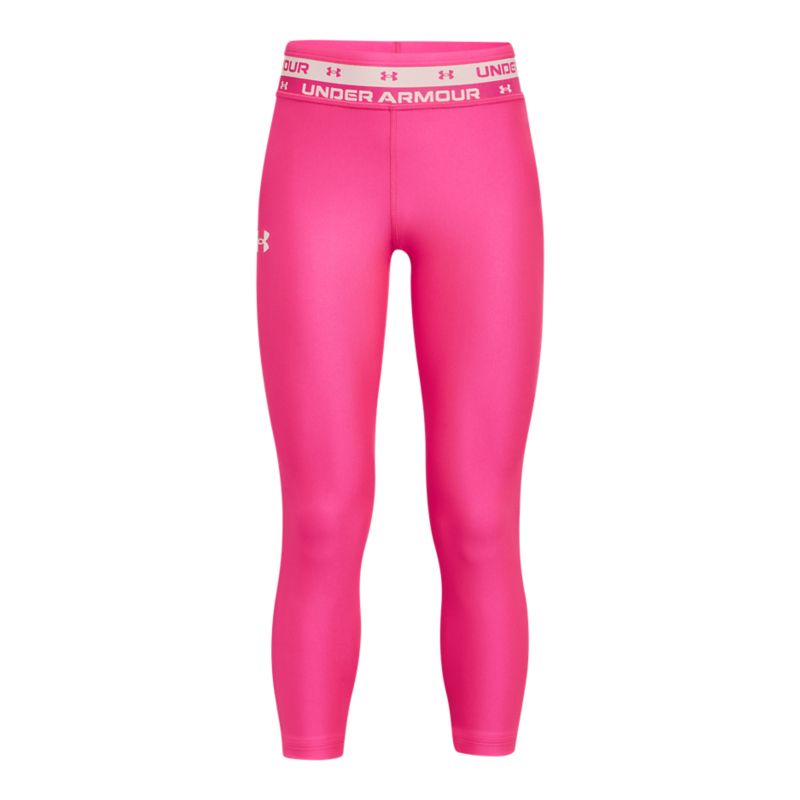 Armour Crop Leggings Electro Pink 