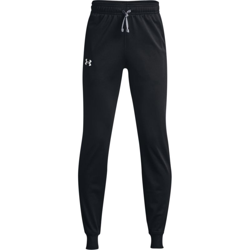 Black Under Armour boys joggers with elasticated waist from O'Neills.