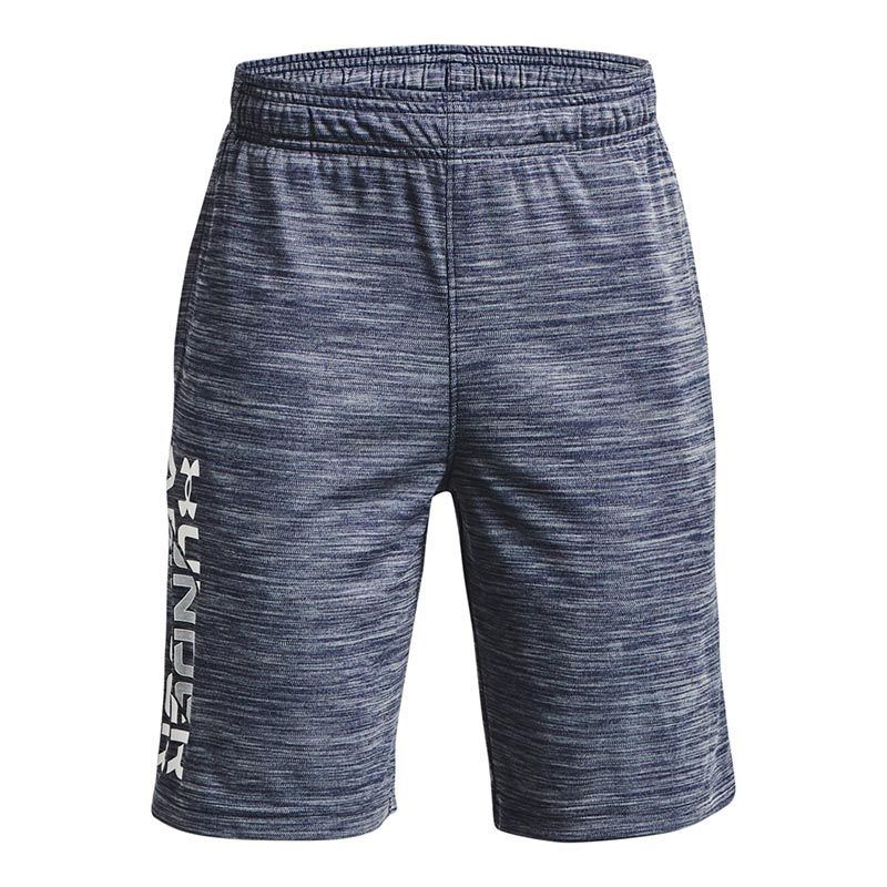 Navy Under Armour Kids' Prototype 2.0 Wordmark Shorts from O'Neill's.