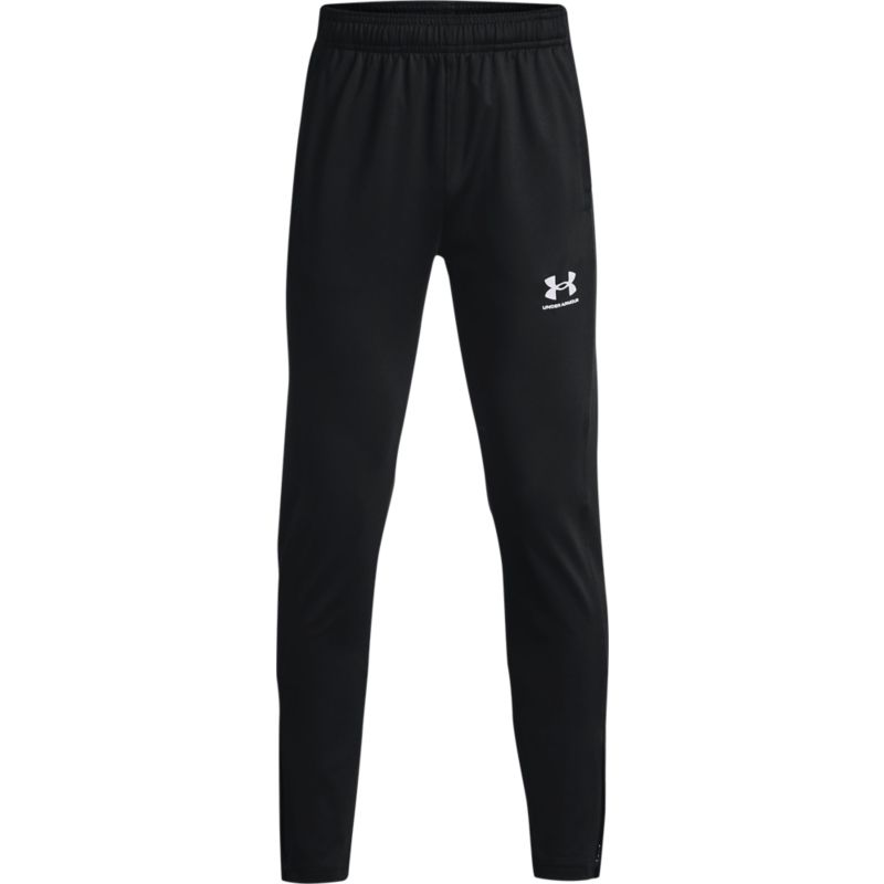 Black Under Armour boys skinny joggers with side pockets from O'Neills.
