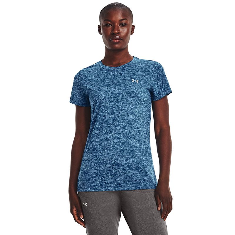 Blue Under Armour Women's UA Tech Twist T-Shirt from O'Neill's.