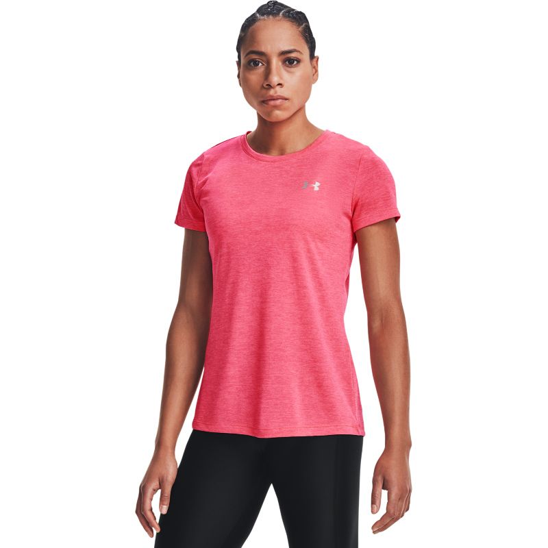 Under Armour Women's UA Tech Twist T-Shirt Cerise / Pink Lemonade