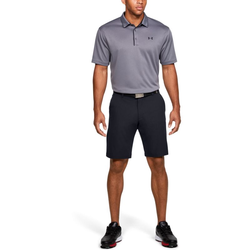 Men's Black Under Armour Tech™ Shorts with flat-front, 4-pocket design from O'Neills.